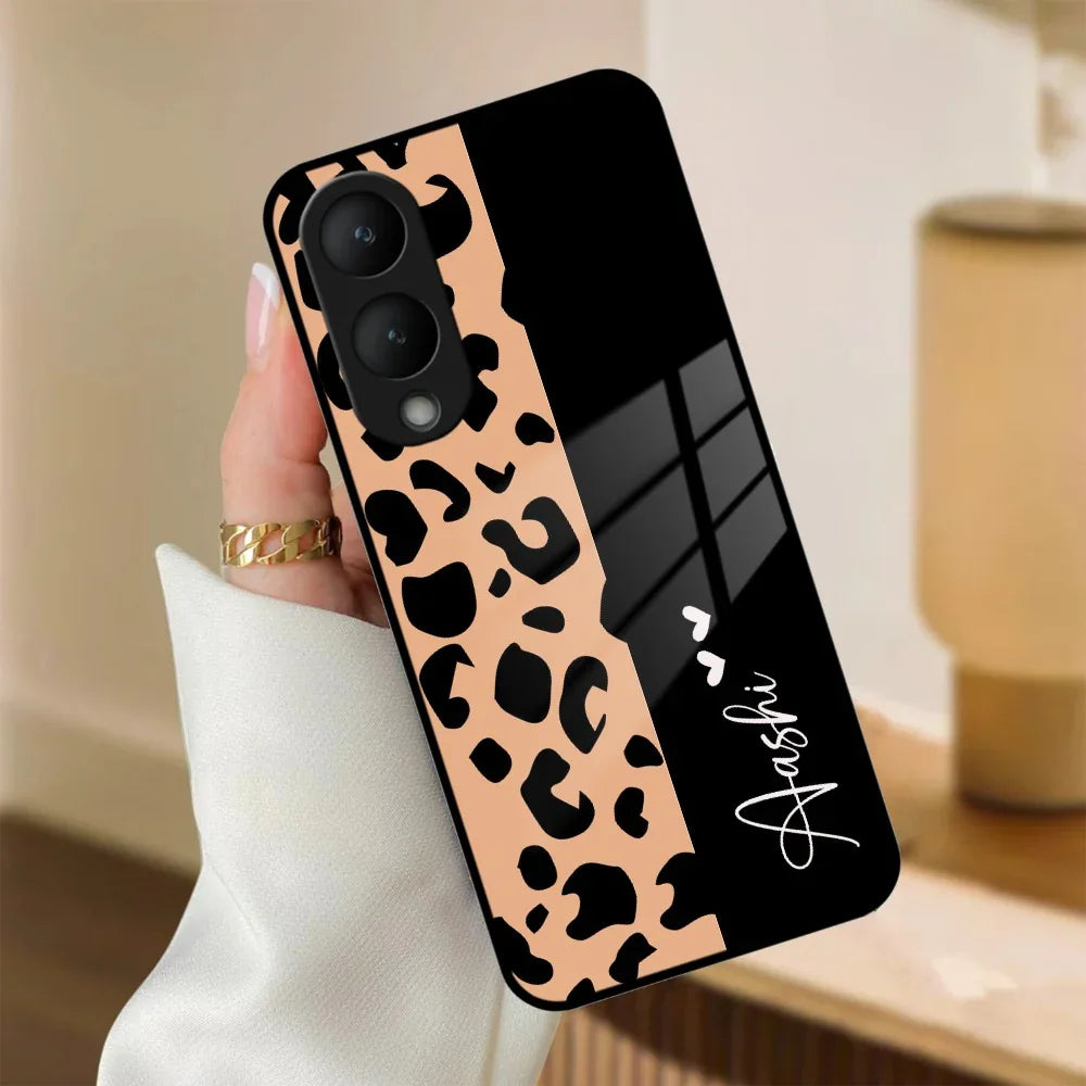 Leopard Glass Case Cover For Vivo - ShopOnCliQ