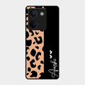 Leopard Glass Case Cover For Vivo Y300 Plus 5G