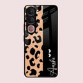 Leopard Glass Case Cover For Vivo Y31 5G