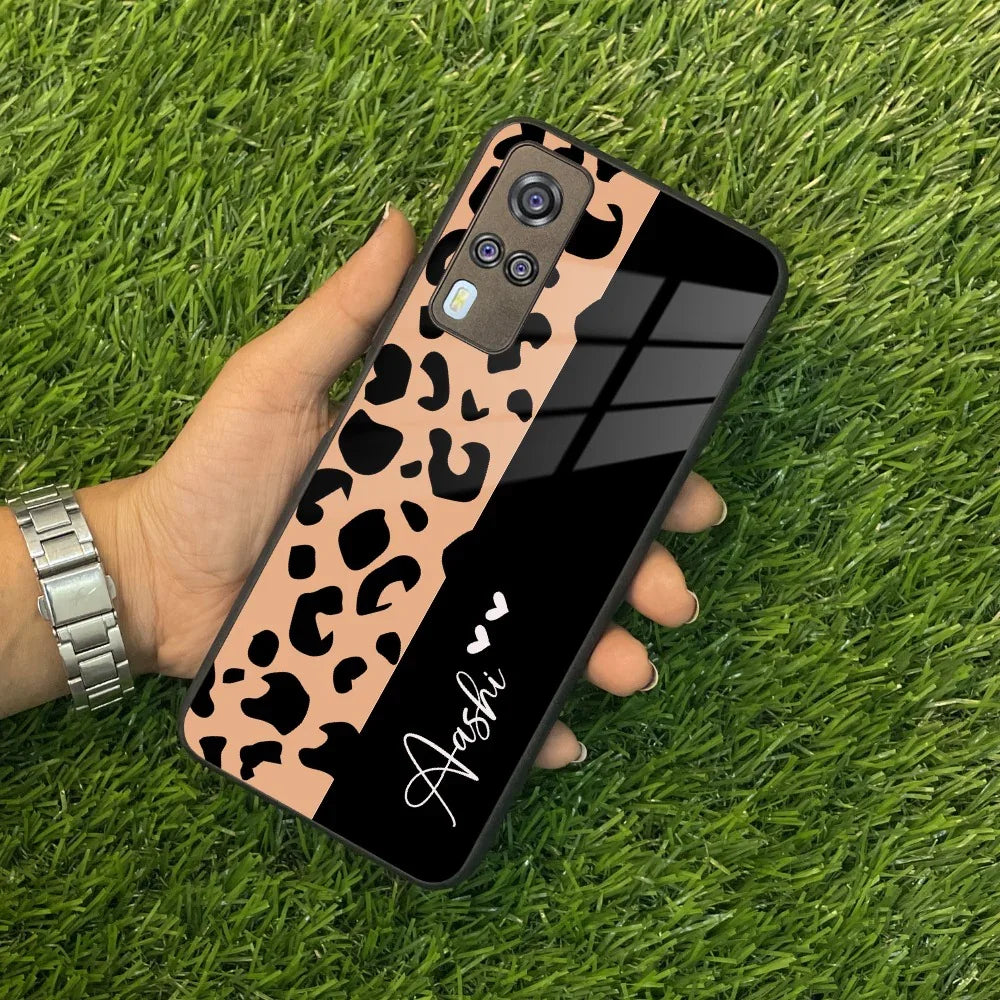 Leopard Glass Case Cover For Vivo - ShopOnCliQ