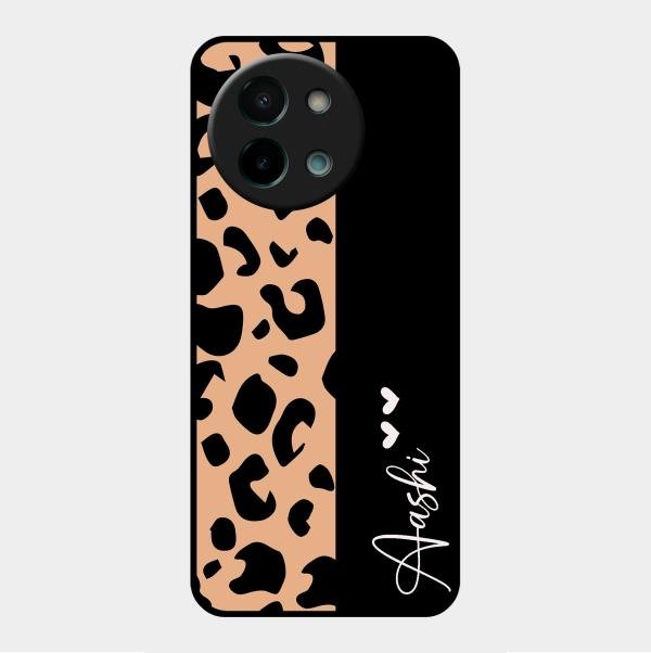Leopard Glass Case Cover For Vivo Y58 5G