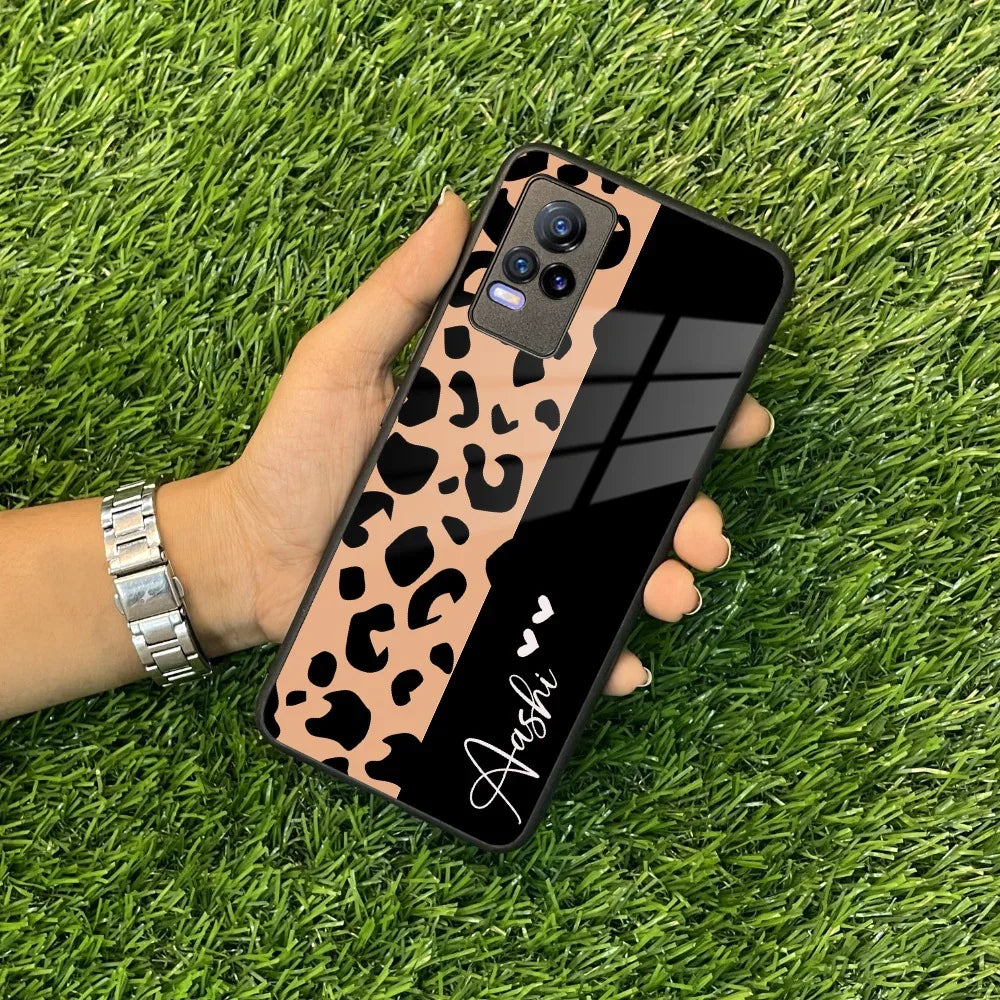 Leopard Glass Case Cover For Vivo - ShopOnCliQ