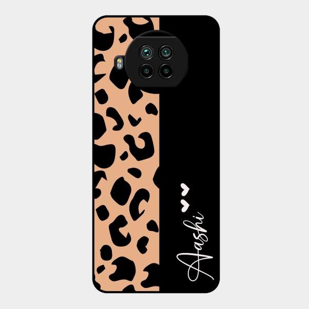 Leopard Glass Case Cover For Xiaomi Mi 10I 5G