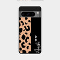 Leopard Glossy Metal Case Cover For Google Pixel 8 Pro 5G