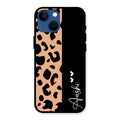 Leopard Glossy Metal Case Cover For iPhone 13 mini