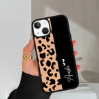 Leopard Glossy Metal Case Cover For iPhone - ShopOnCliQ