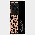 Leopard Glossy Metal Case Cover For Iqoo 11 5G