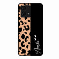 Leopard Glossy Metal Case Cover For Motorola g84 5G