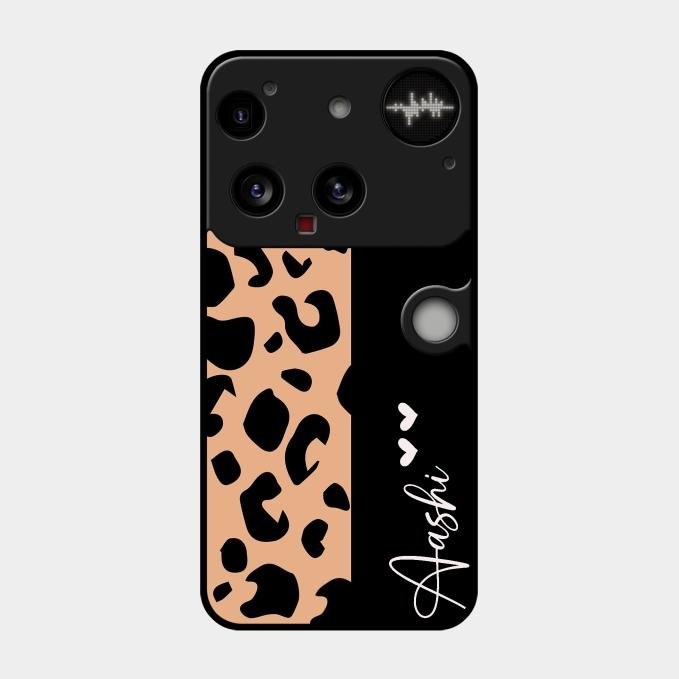 Leopard Glossy Metal Case Cover For Nothing Phone 3 5G