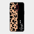 Leopard Glossy Metal Case Cover For Oneplus 7