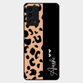 Leopard Glossy Metal Case Cover For Oppo A55