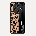 Leopard Glossy Metal Case Cover For Oppo F31 Pro 5G