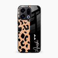 Leopard Glossy Metal Case Cover For Oppo Find X9 5G