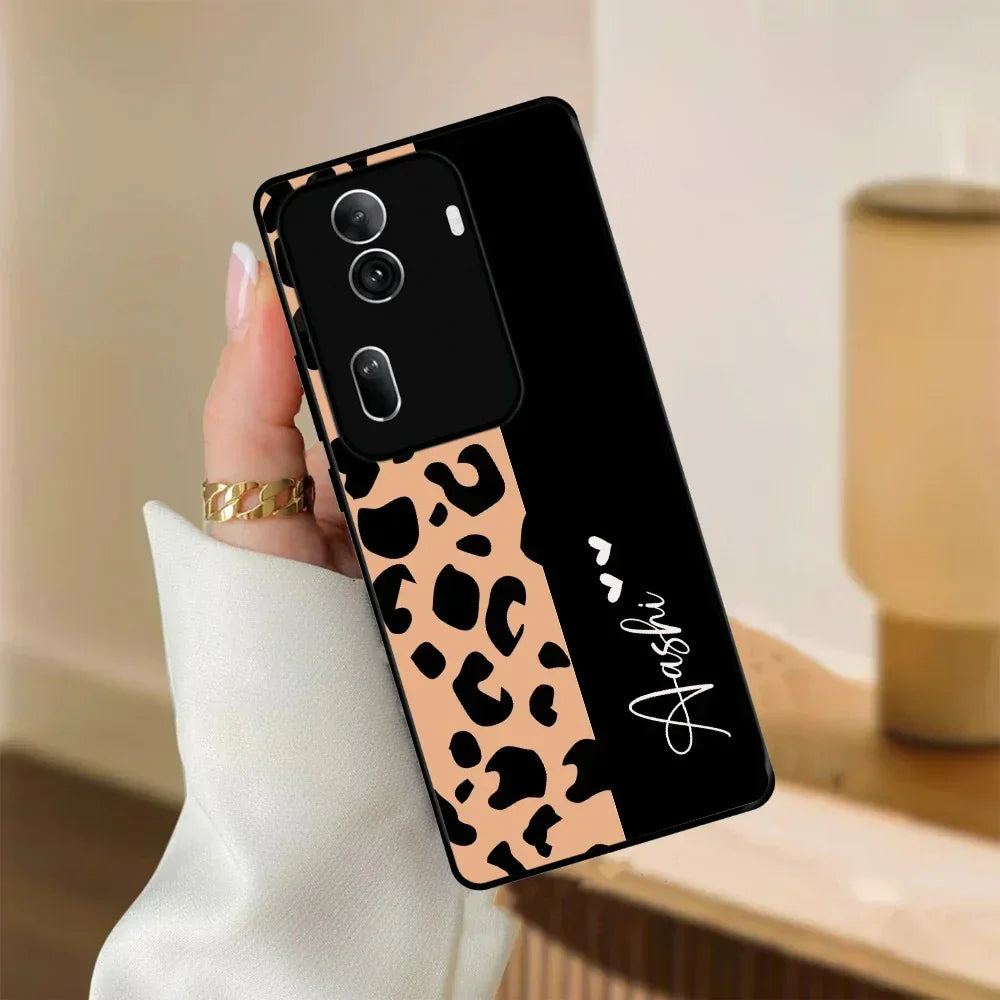 Leopard Glossy Metal Case Cover For Oppo - ShopOnCliQ