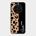 Leopard Glossy Metal Case Cover For Realme 12 Plus 5G