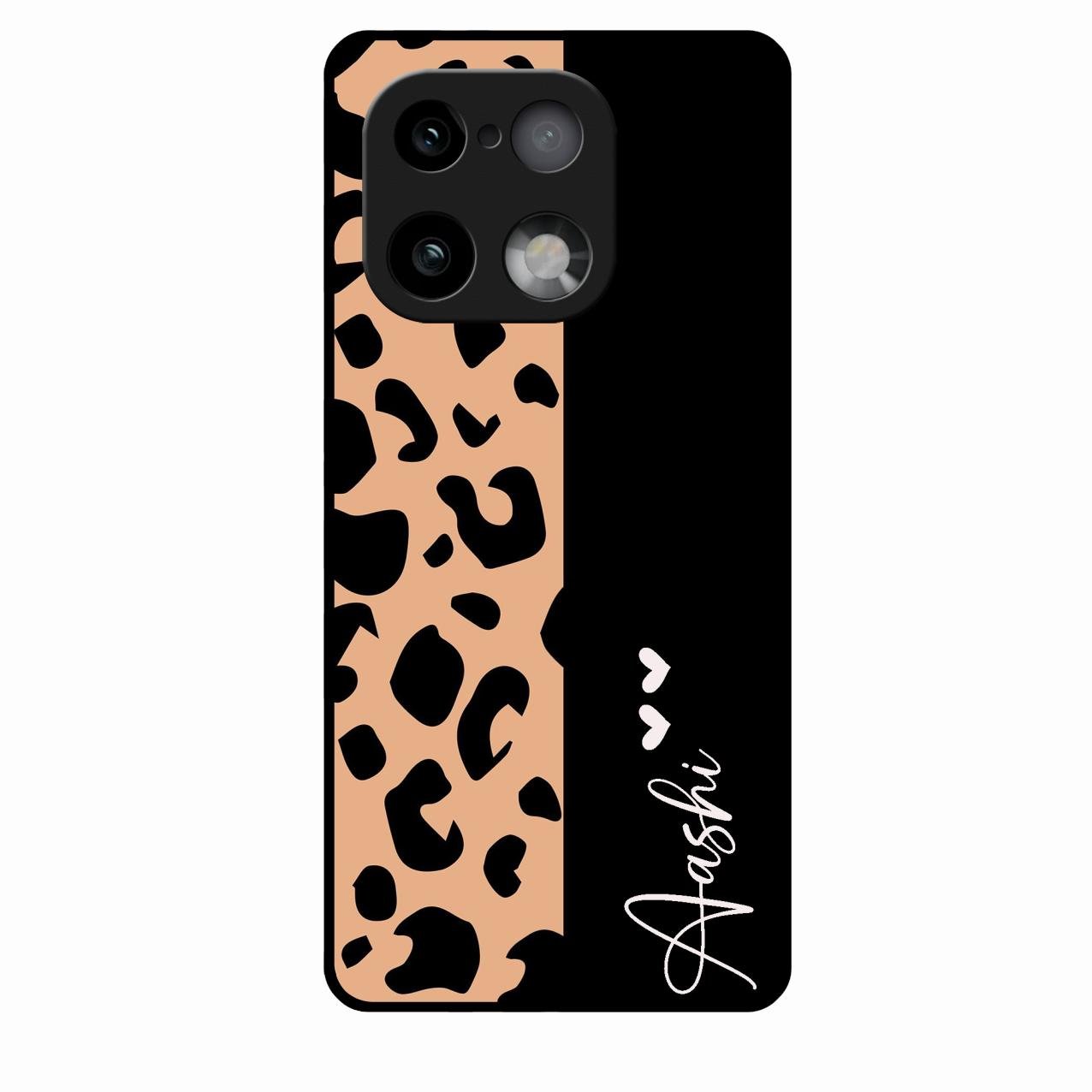 Leopard Glossy Metal Case Cover For Realme 16 Pro Plus 5G