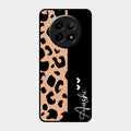 Leopard Glossy Metal Case Cover For Realme C65 5G