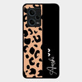 Leopard Glossy Metal Case Cover For Redmi Note 12 Pro Plus 5G