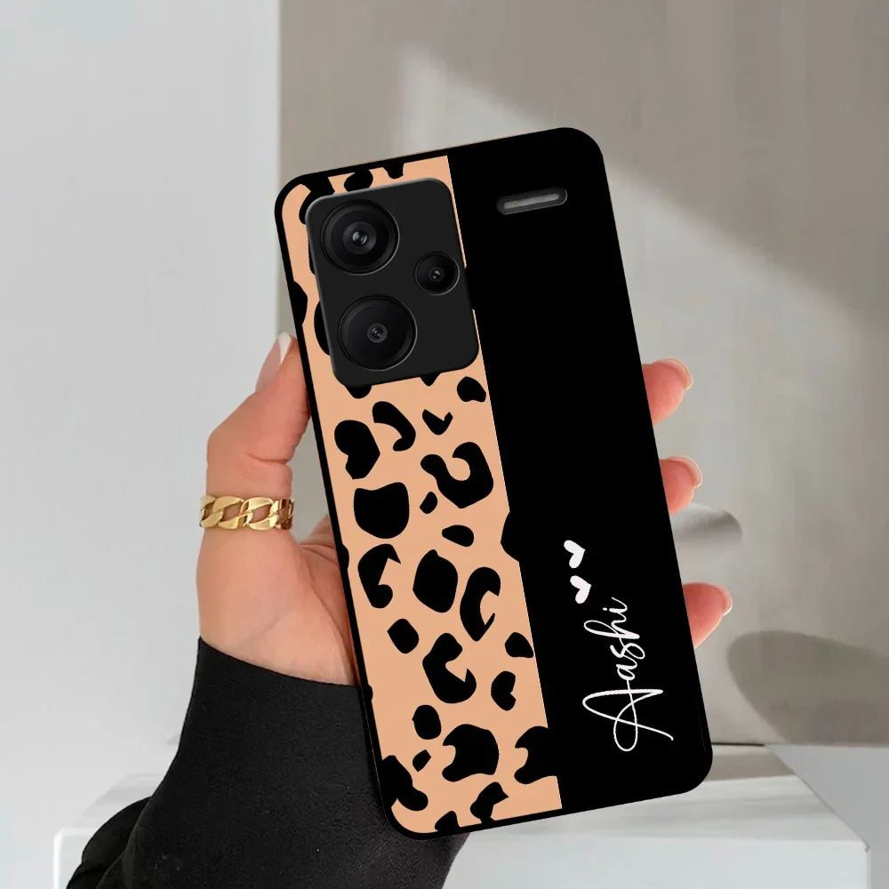 Leopard Glossy Metal Case Cover For Redmi - ShopOnCliQ