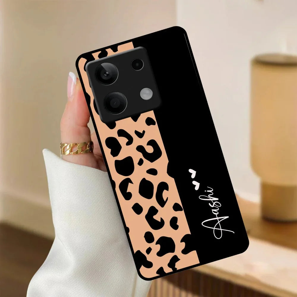 Leopard Glossy Metal Case Cover For Redmi - ShopOnCliQ
