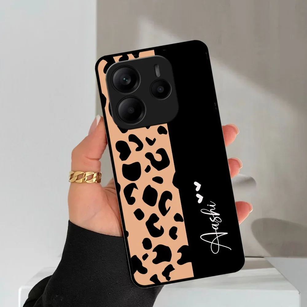 Leopard Glossy Metal Case Cover For Redmi - ShopOnCliQ