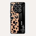 Leopard Glossy Metal Case Cover For Redmi Note 15 5G
