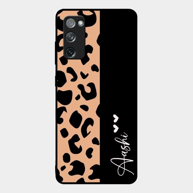 Leopard Glossy Metal Case Cover For Samsung Galaxy S20 Fe 5G