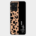 Leopard Glossy Metal Case Cover For Vivo T1 5G