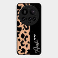 Leopard Glossy Metal Case Cover For Xiaomi 15 Ultra 5G