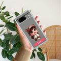 Little Girl Customize Transparent Silicon Case For Google Pixel 8 5G