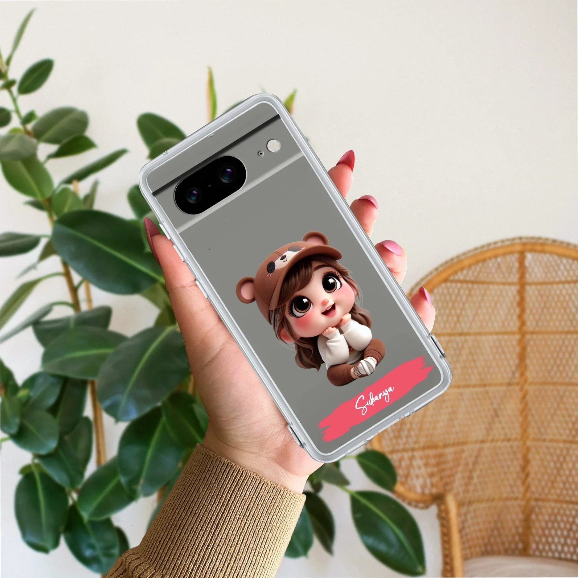 Little Girl Customize Transparent Silicon Case For Google - ShopOnCliQ