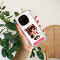 Little Girl Customize Transparent Silicon Case For iQOO 12 5G
