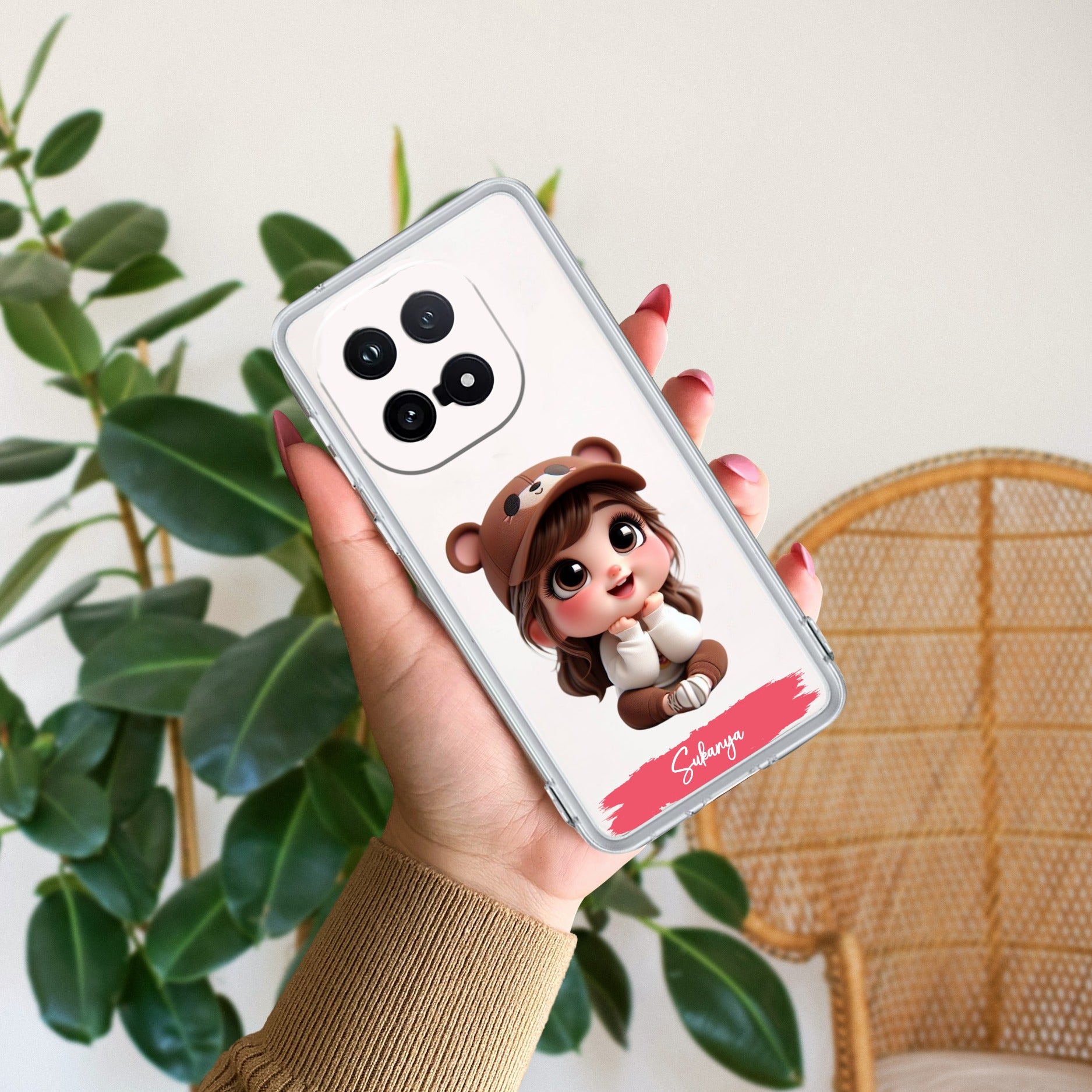 Little Girl Customize Transparent Silicon Case For iQOO - ShopOnCliQ