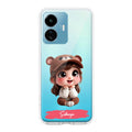 Little Girl Customize Transparent Silicon Case For iQOO Z6 Lite 5G