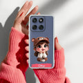 Little Girl Customize Anti Yellow Case For Motorola Edge 60 Pro 5G