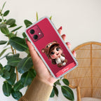 Little Girl Customize Anti Yellow Case For Motorola G84 5G