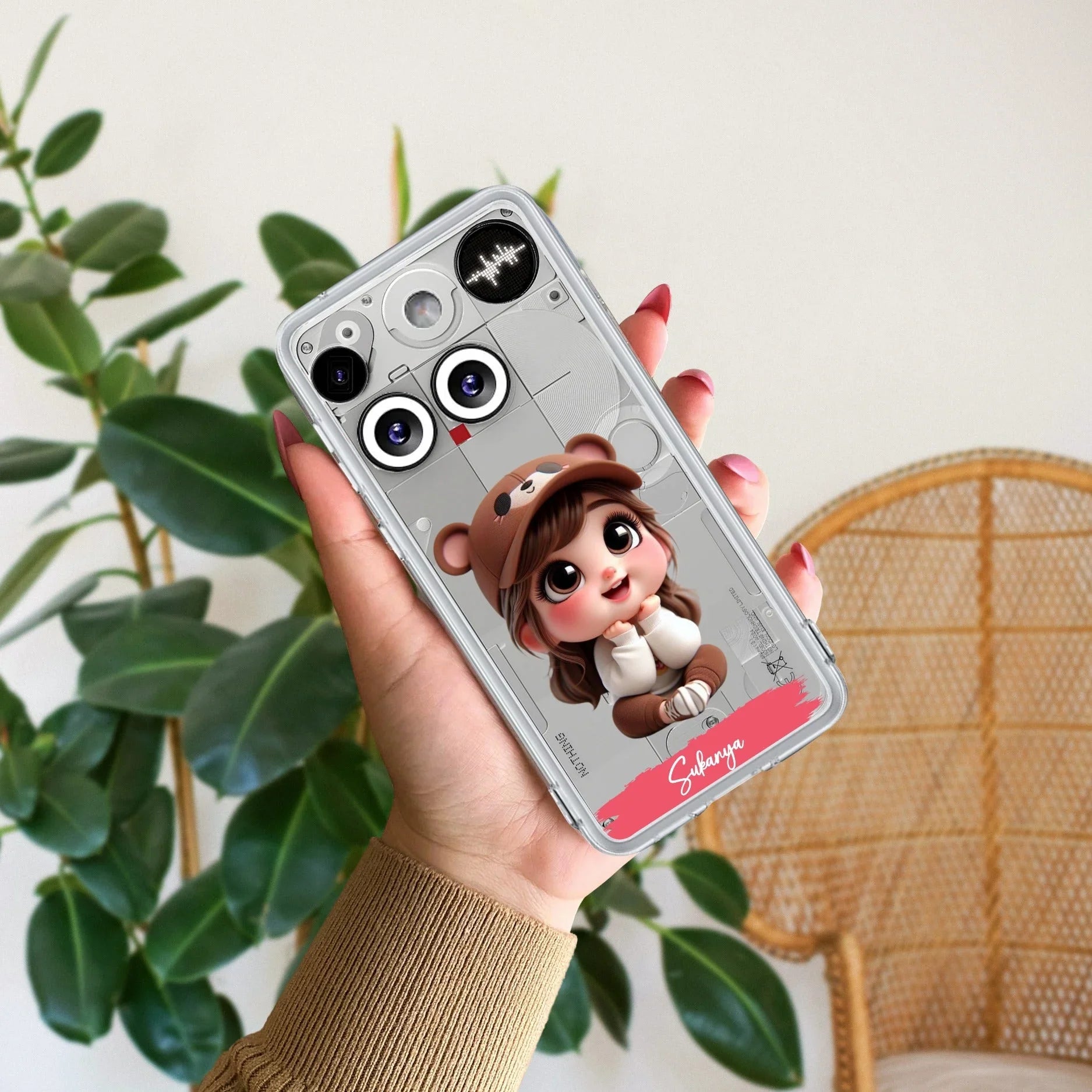 Little Girl Customize Transparent Silicon Case For Nothing - ShopOnCliQ