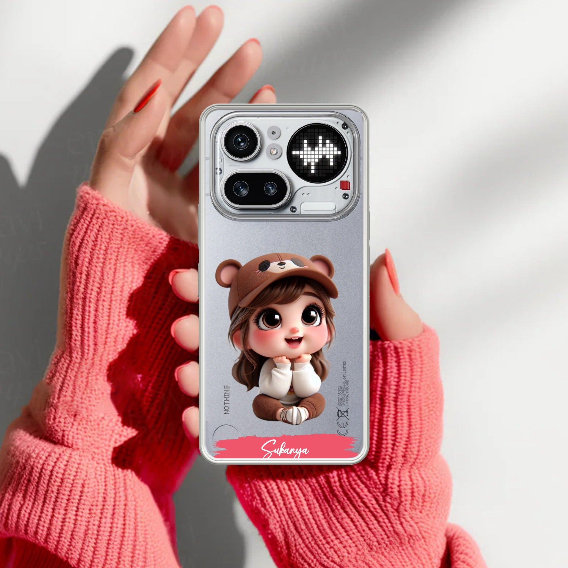 Little Girl Customize Anti Yellow Case For Nothing Phone 4A Pro 5G