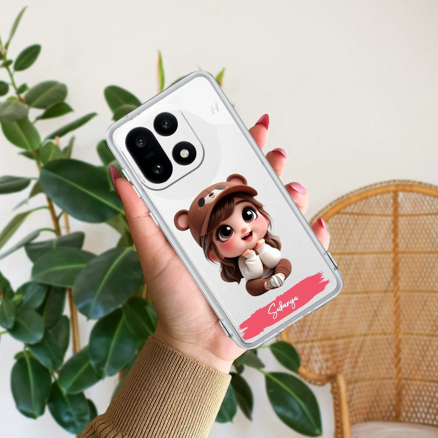 Little Girl Customize Transparent Silicon Case For OnePlus - ShopOnCliQ
