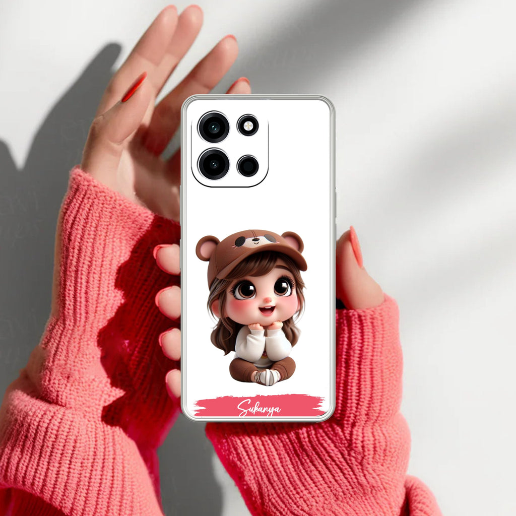 Little Girl Customize Anti Yellow Case For OnePlus Nord 6 5G