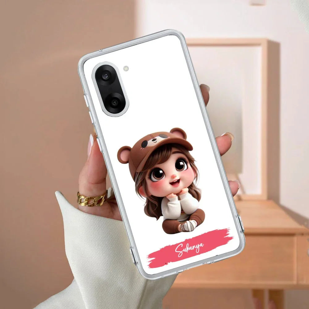 Little Girl Customize Transparent Silicon Case For OnePlus - ShopOnCliQ