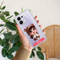 Little Girl Customize Transparent Silicon Case For Oppo F33 5G