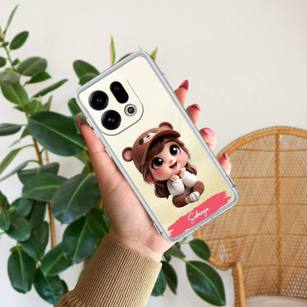 Little Girl Customize Anti Yellow Case For Oppo Find X9 5G