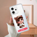 Little Girl Customize Anti Yellow Case For Oppo Reno 14 5G