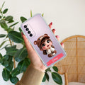 Little Girl Customize Anti Yellow Case For Oppo Reno 4 Pro