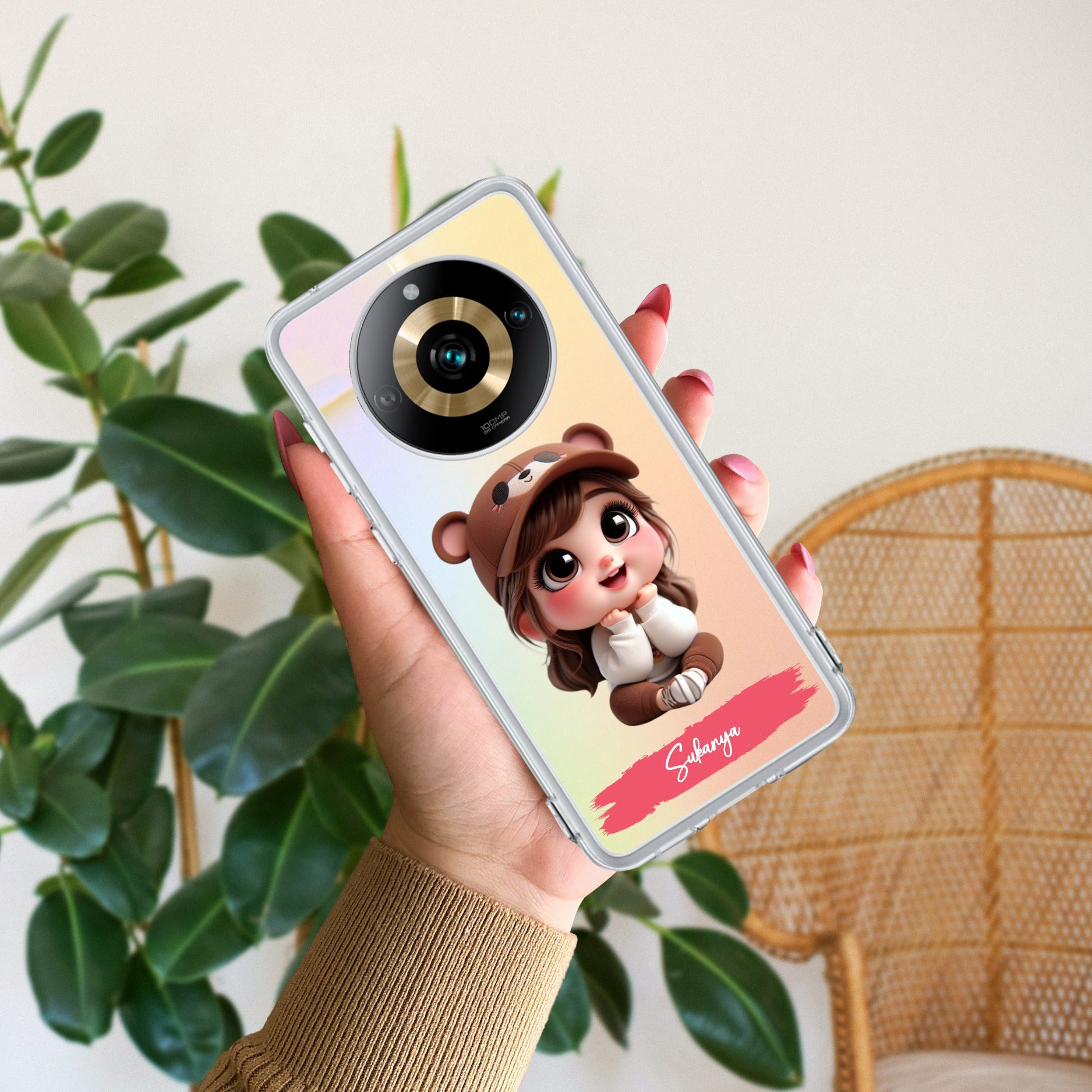 Little Girl Customize Transparent Silicon Case For Realme 11 Pro Plus 5G