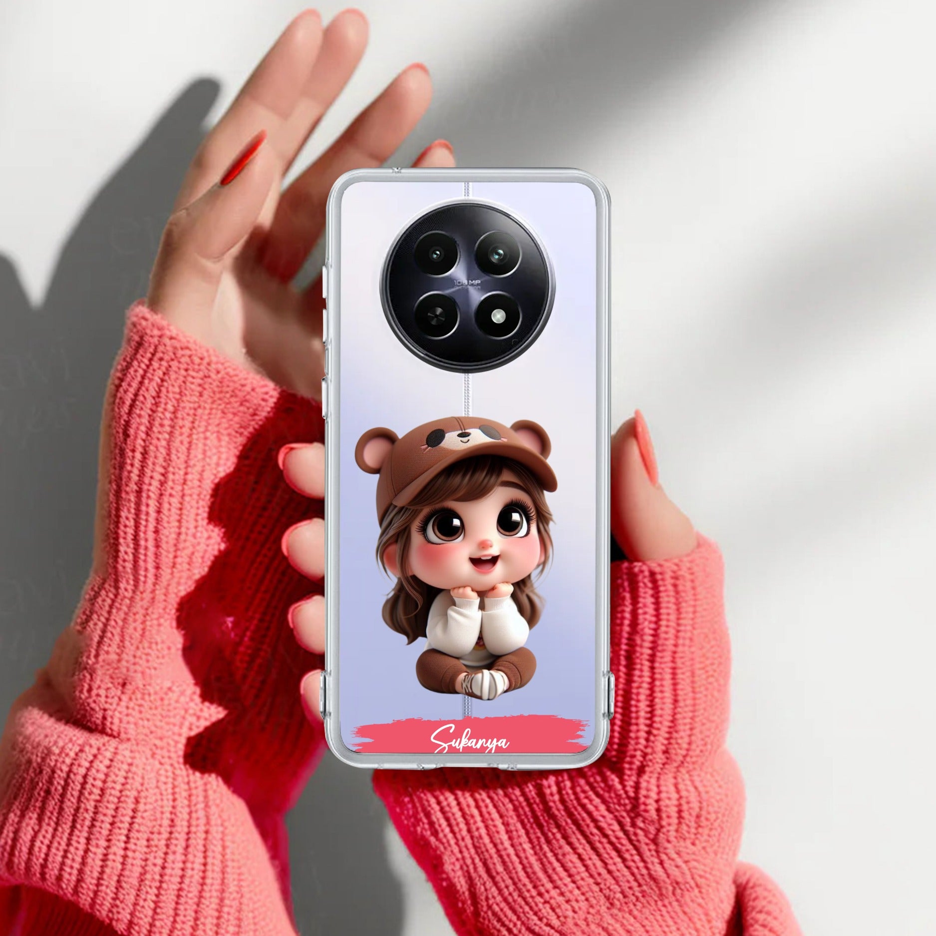 Little Girl Customize Transparent Silicon Case For Realme 13 Pro Plus 5G