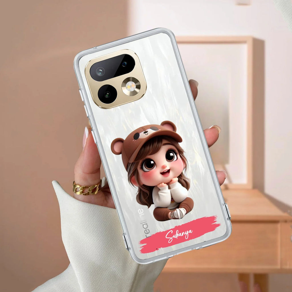 Little Girl Customize Transparent Silicon Case For Realme Narzo 80 Lite 5G