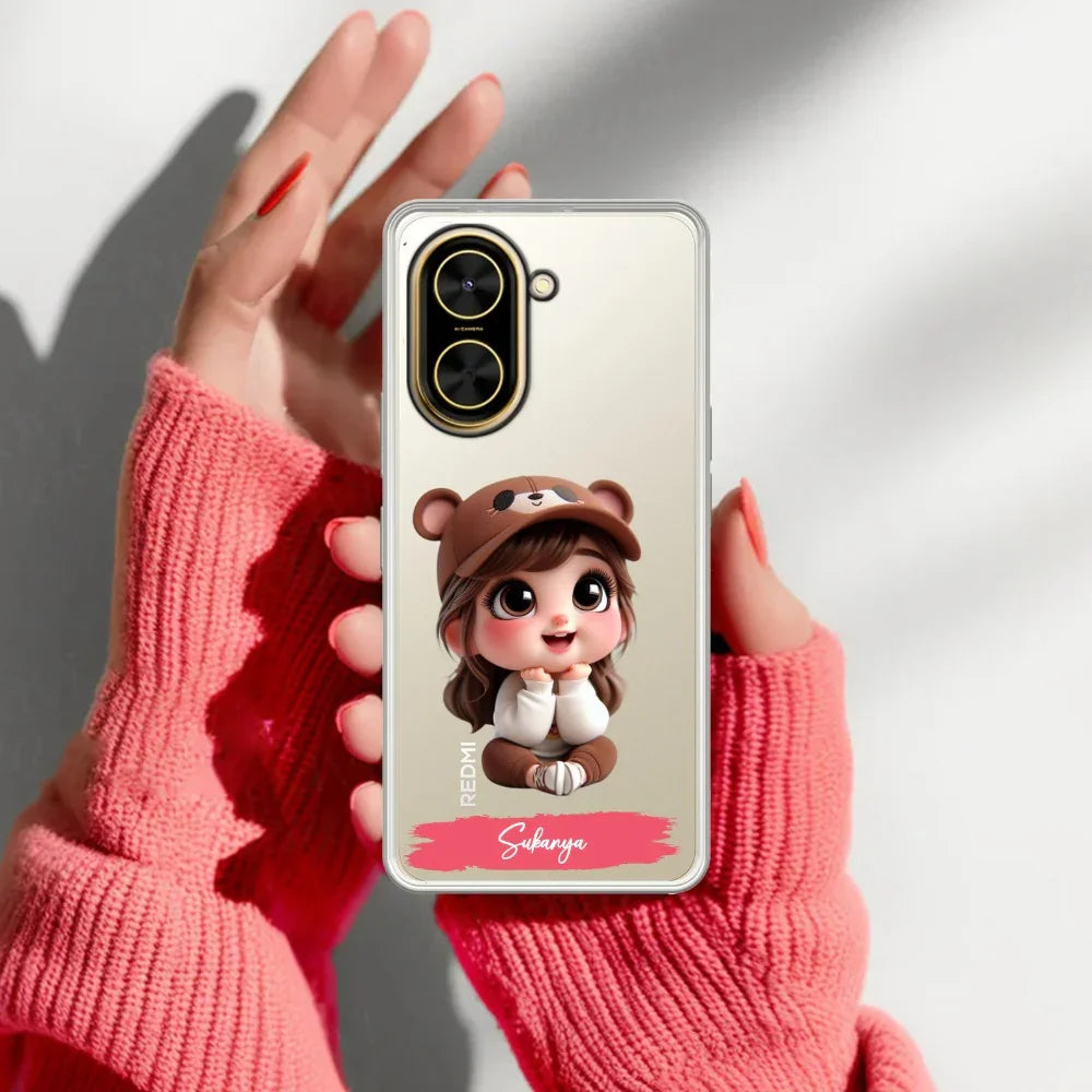 Little Girl Customize Transparent Silicon Case For Redmi/Xiaomi - ShopOnCliQ
