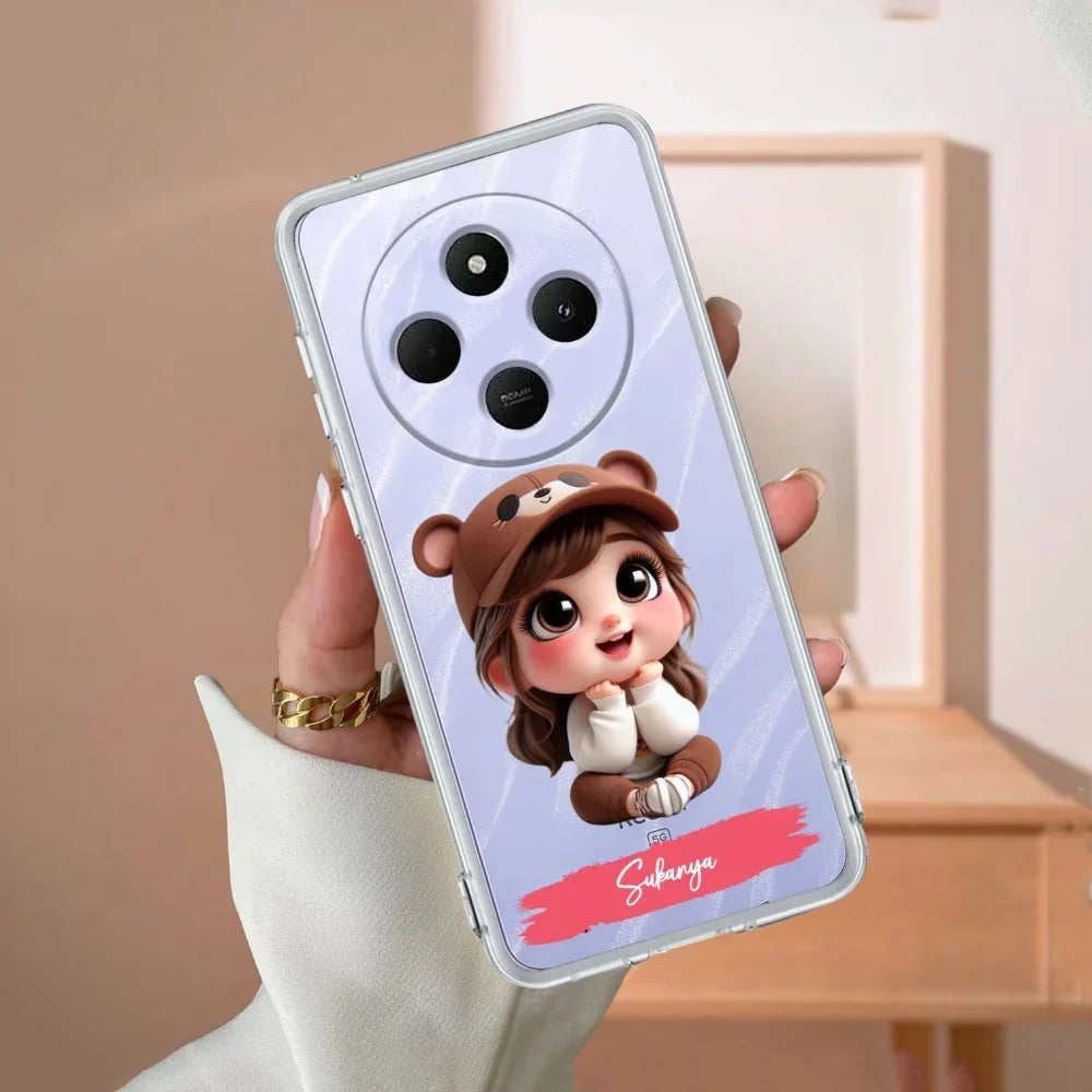 Little Girl Customize Transparent Silicon Case For Mi 11 Lite / Xiaomi 11 Lite NE 5G